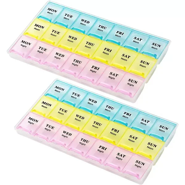 BS0110J-Weekly Pill Organizer 3 Times A Day - Image 2