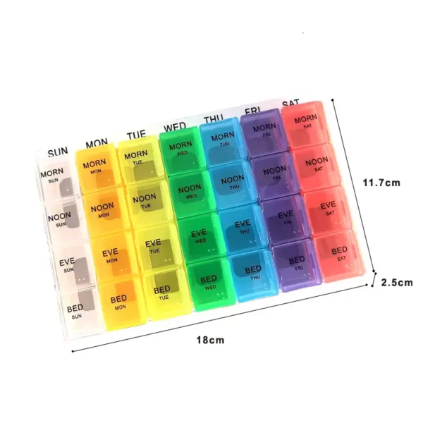 BS0097HQ-Weekly Pill Box with ABS Base - Image 6