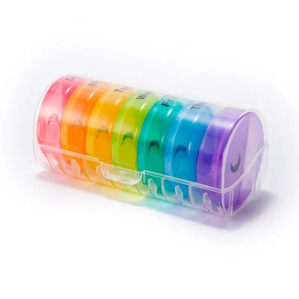 BS0580J-Weekly Pill Box AM PM Round - Image 7