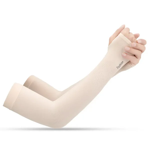 BS0965G-Non-slip Ice Silk Thumb Hole Arm Sleeves - Image 6