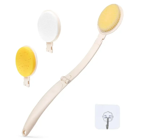 BS0958G-3 in 1 Back Bath Brush Set for Shower