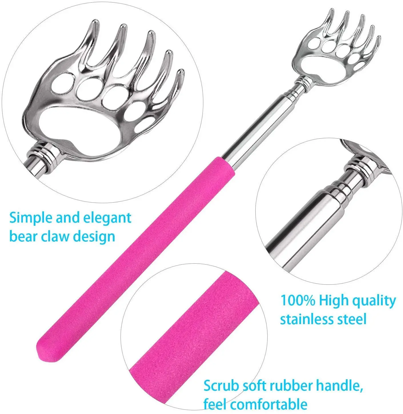 Bear Claws Metal Back Scratcher (3)