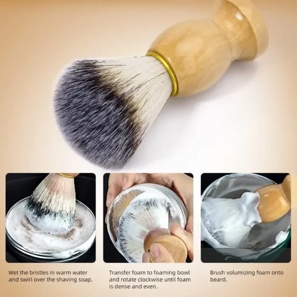 BS0991G-Men Shaving Brush - Image 7