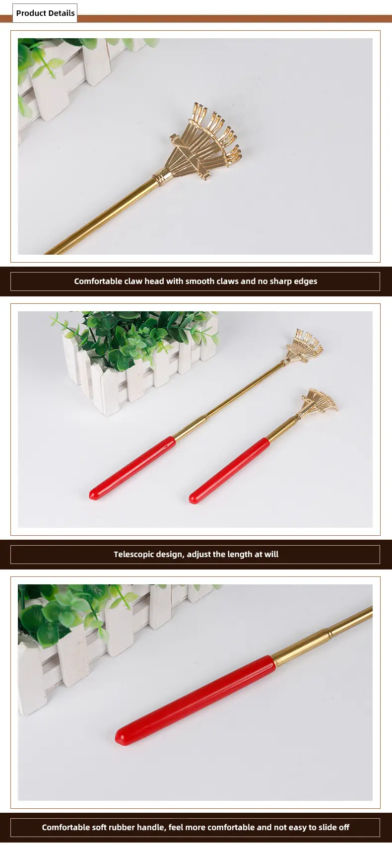 Rake Metal Back Scratcher (4)