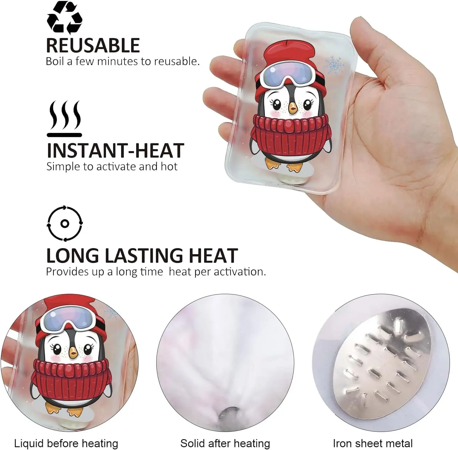 Reusable Snap Heat PackHand Warmer (2)