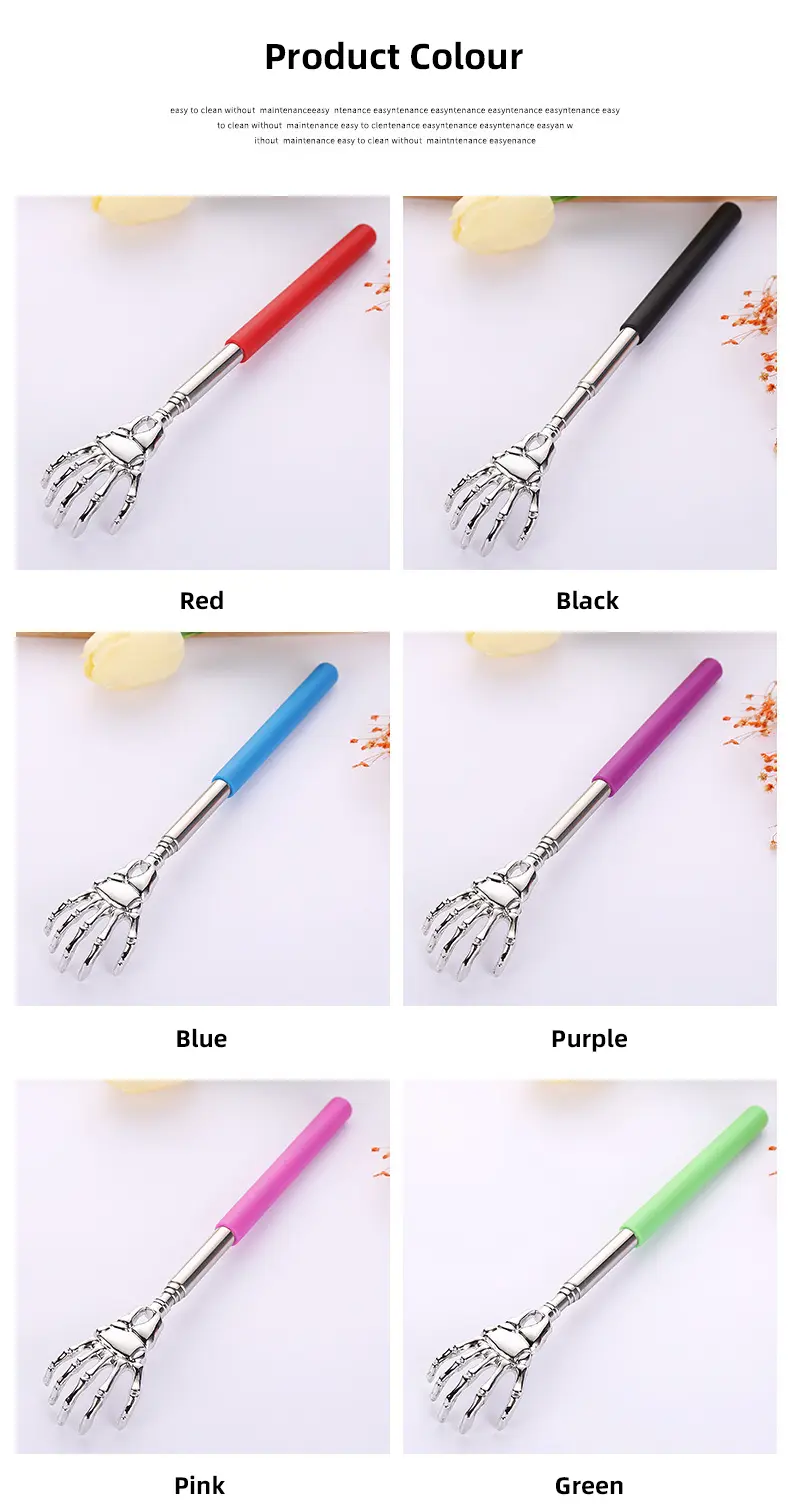 Skulll Hands Metal Back Scratcher (6)