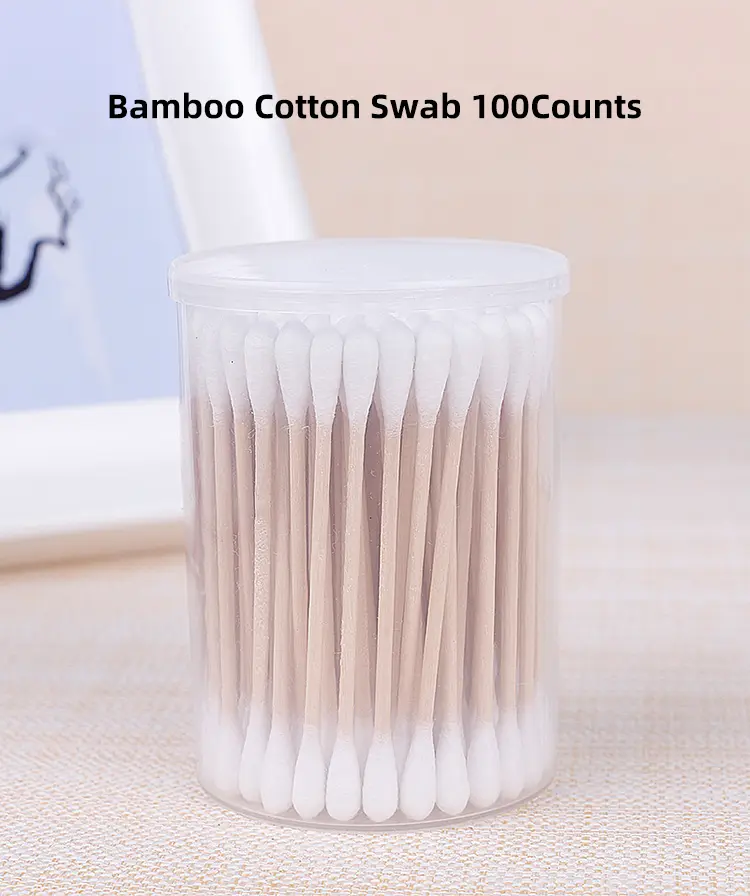 Bamboo Cotton Swab 100Counts (1)