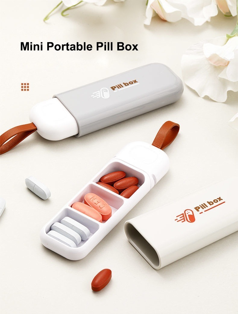 Fashion Portable Nordic Style Pill Box Tablet Pillbox Dispenser Medicine Boxes 3 Grids Dispensing Storage Box (1)