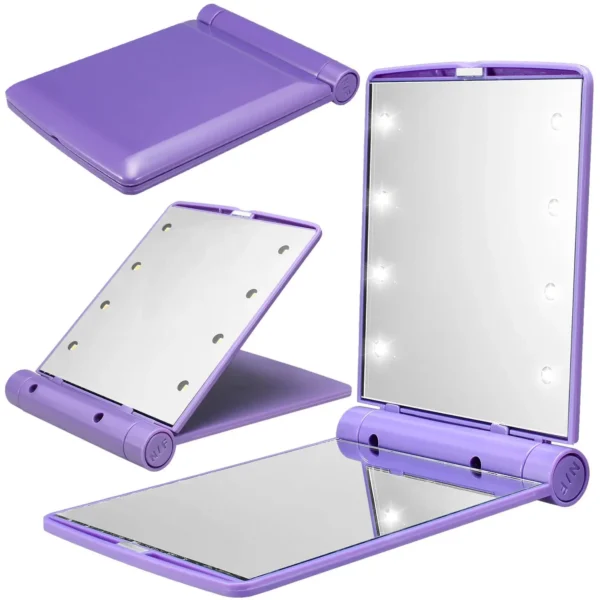 Foldable Led Makeup Mirror (4)