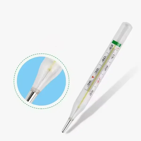 Glass Thermometer Mercury Free L (6)