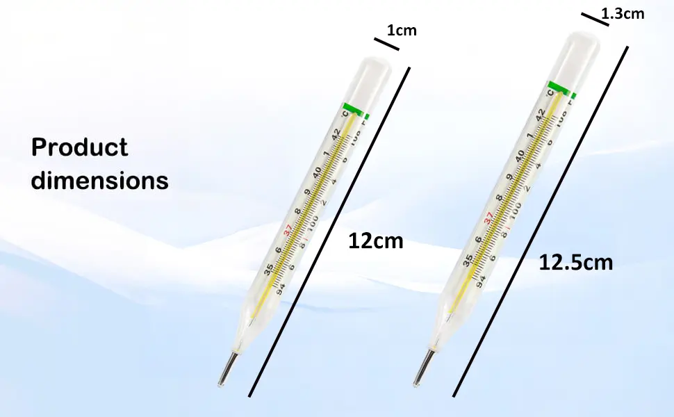 GlassThermometer Mercury Free L (2)