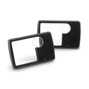 Pocket magnifier with LED