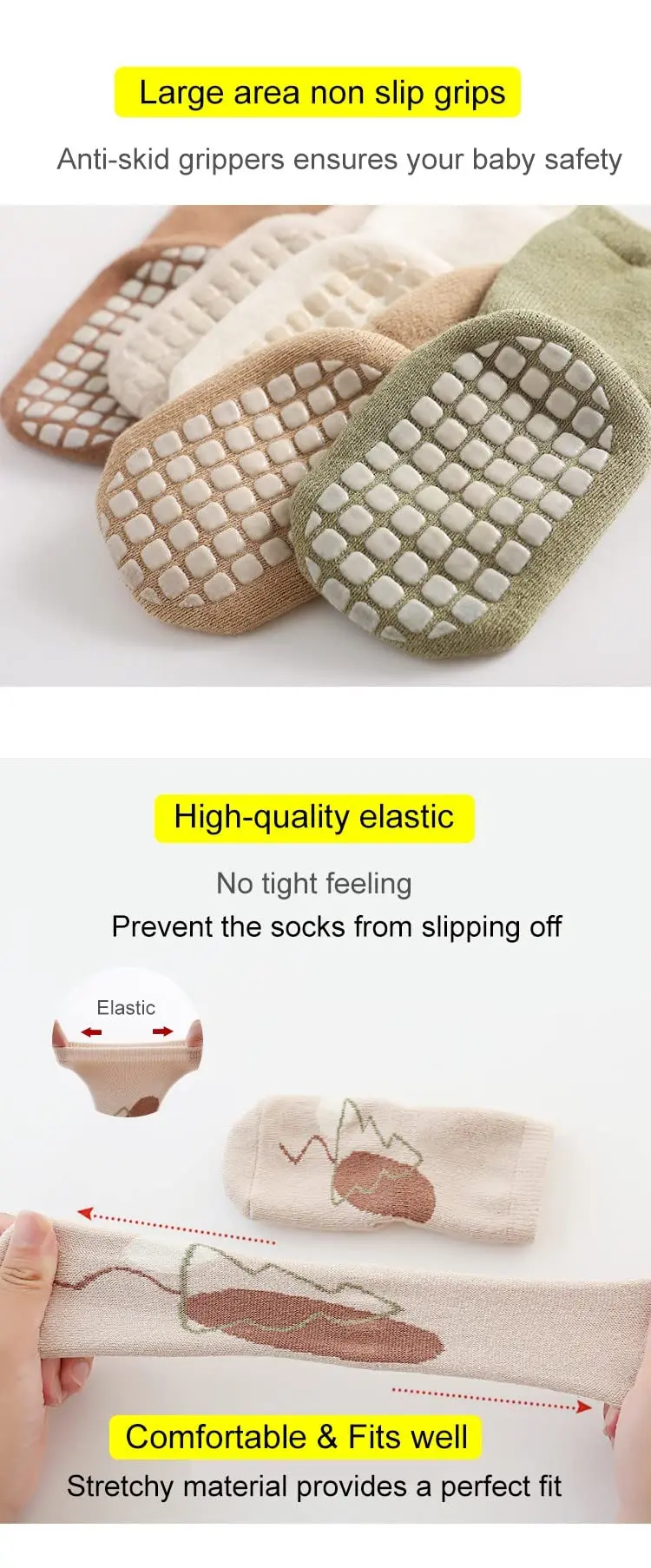 Baby Crawling Anti Slip Socks (2)