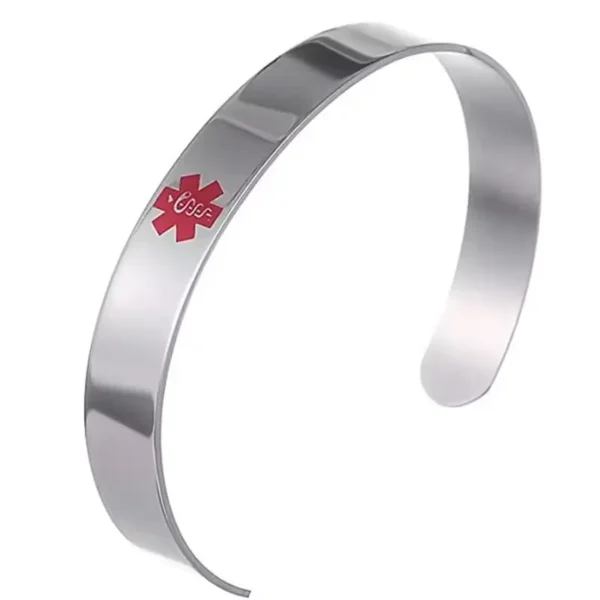 Medical Alert ID Bangle Bracelet (1) (1)