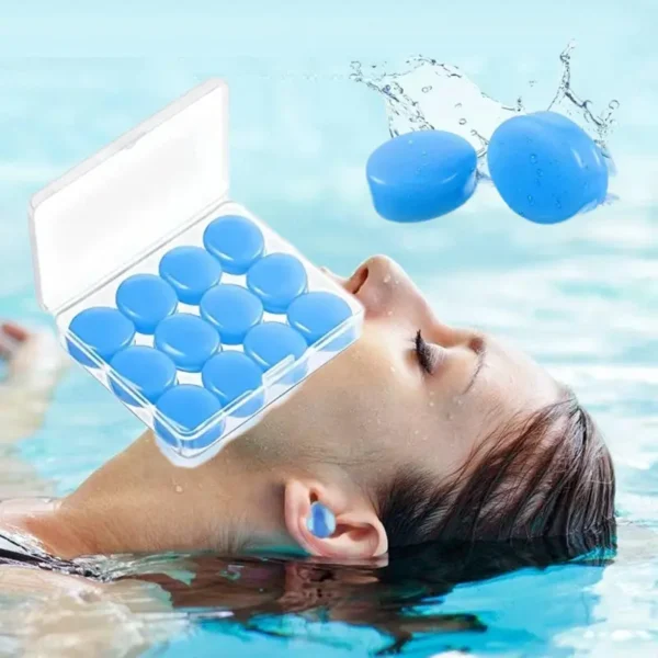 12pcs Silicone Mud Ear Plugs (1)