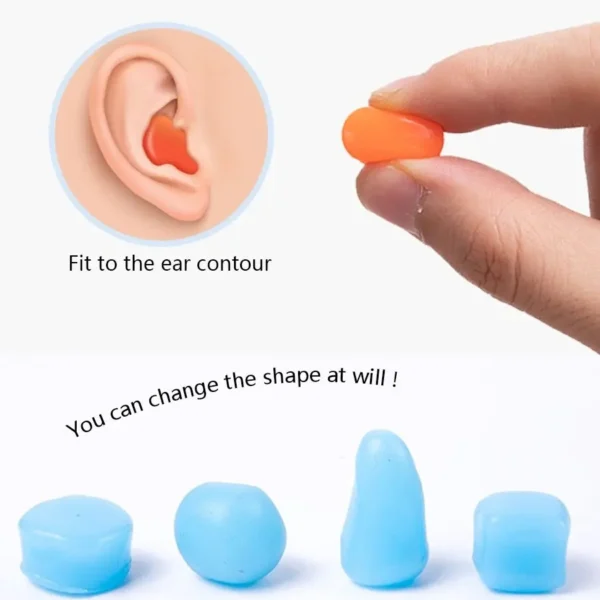 12pcs Silicone Mud Ear Plugs (5)