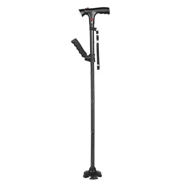 Folding Cane with Led Light and Alarm and Armrest (6)