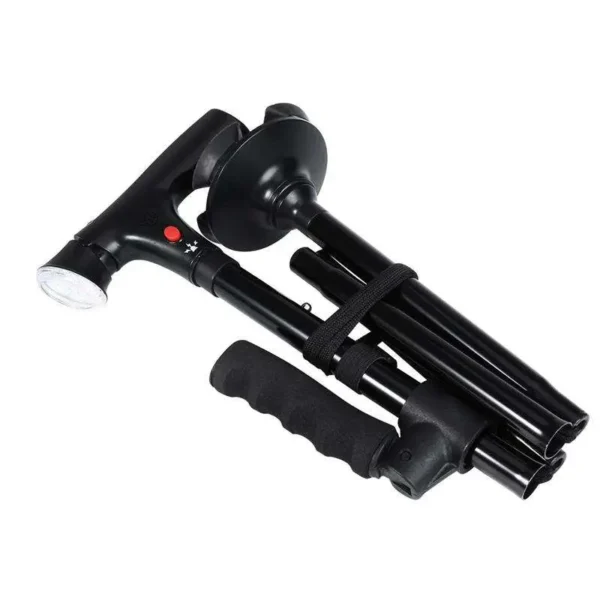 Folding Cane with Led Light and Alarm and Armrest (7)