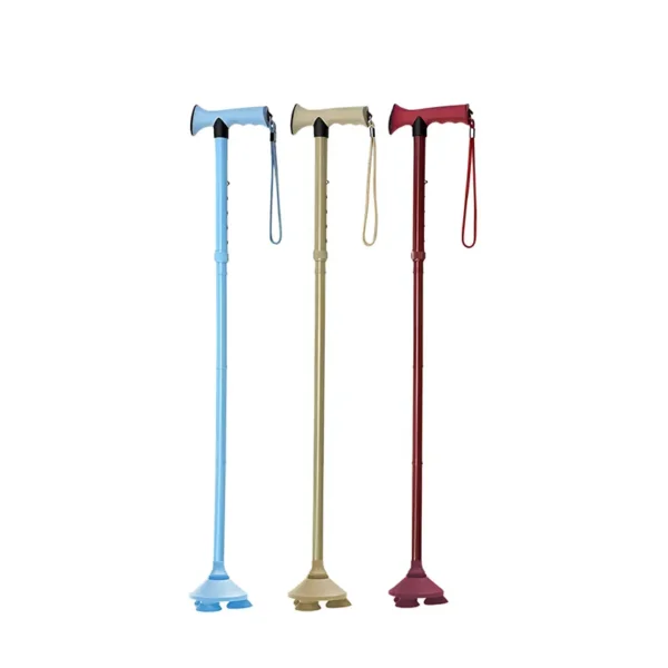 Folding walking stick Tripod Foot (5)