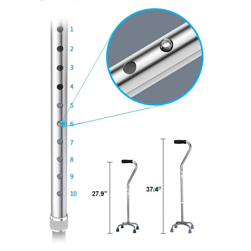 Four Pronged Base Walking Cane (8)