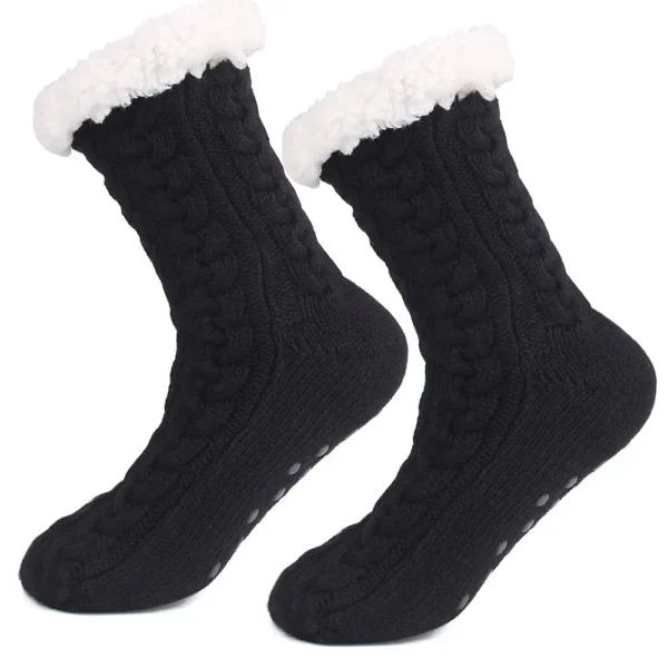 Non slip plush socks (1)