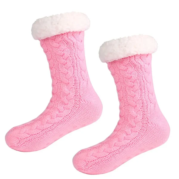 Non slip plush socks (2)