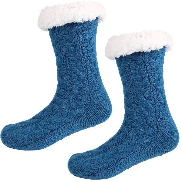 Non slip plush socks (5)