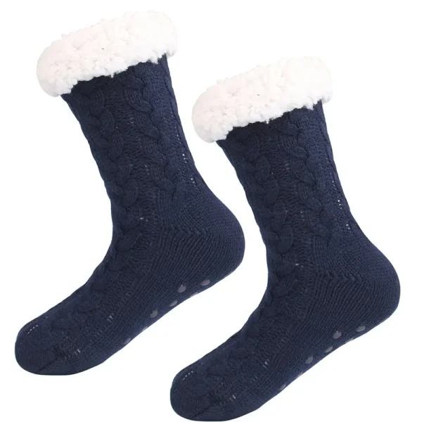 Non slip plush socks (7)