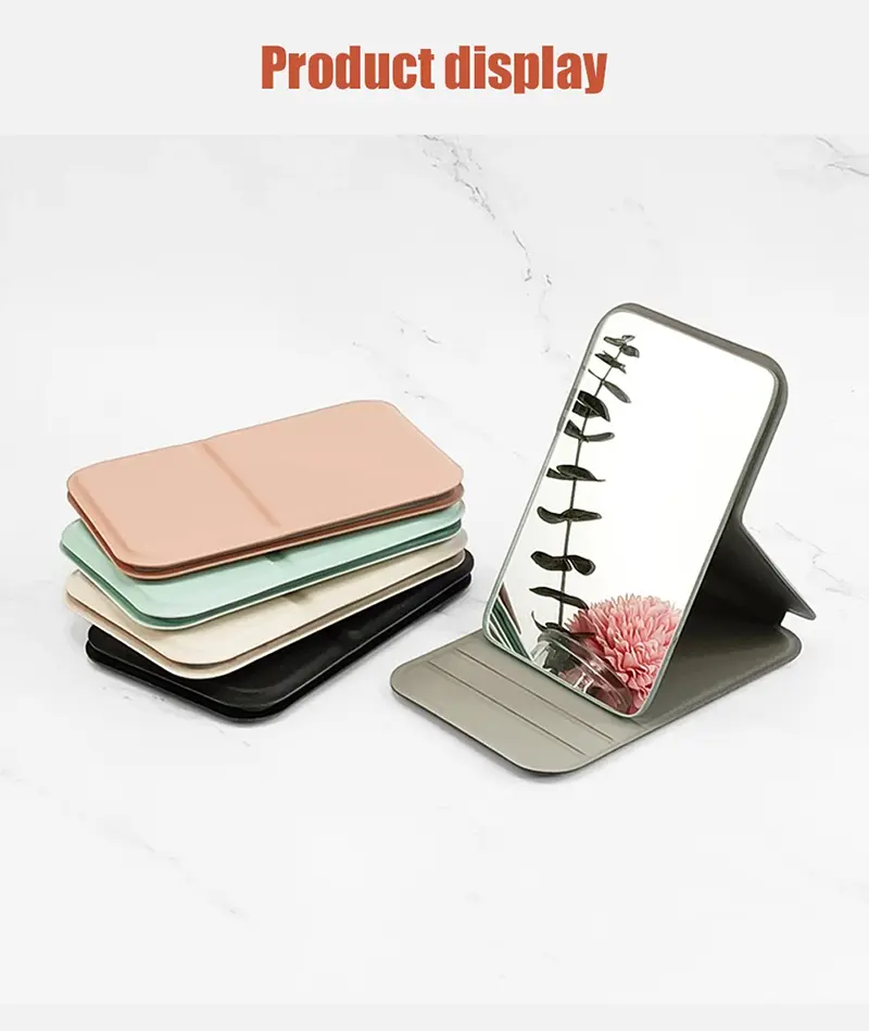 Portable Folding Mirror with PU Case (5)