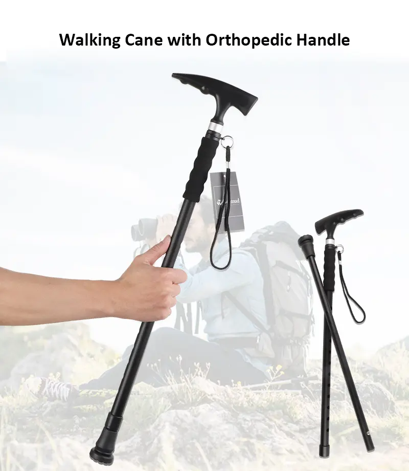 Walking Cane with Orthopedic Handle（1）