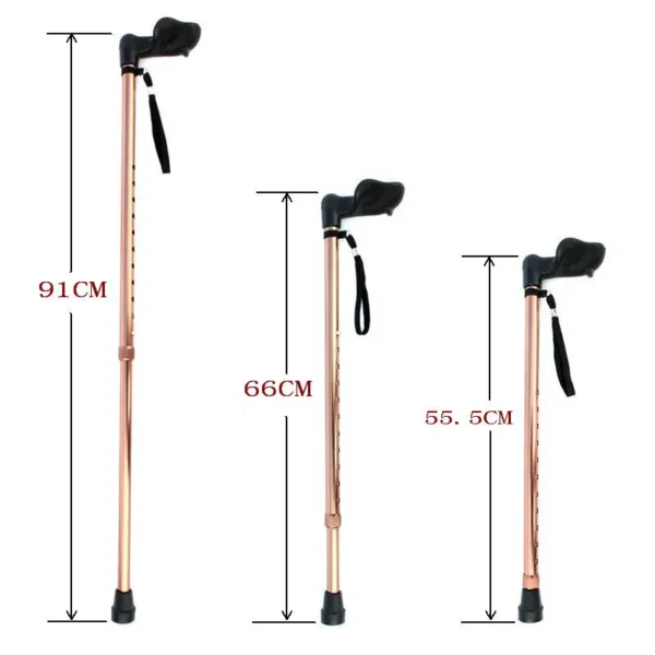 Walking Cane with Orthopedic Handle（2）