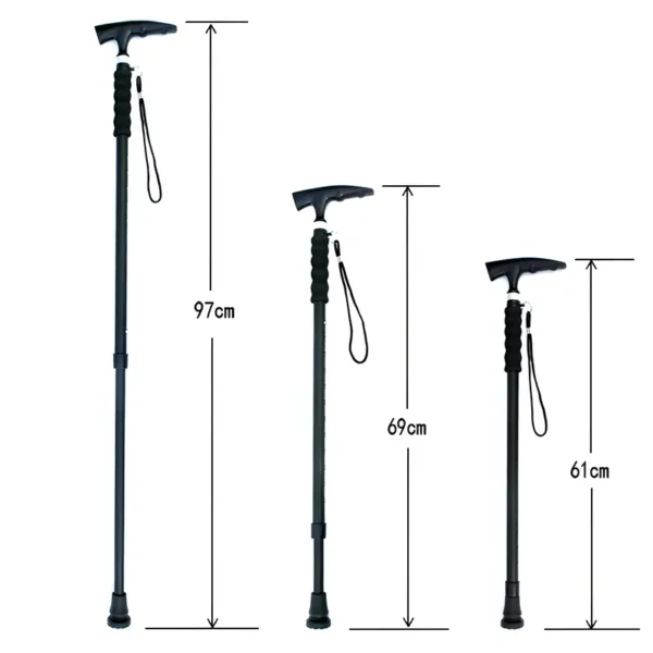 Walking Cane with Orthopedic Handle（2）