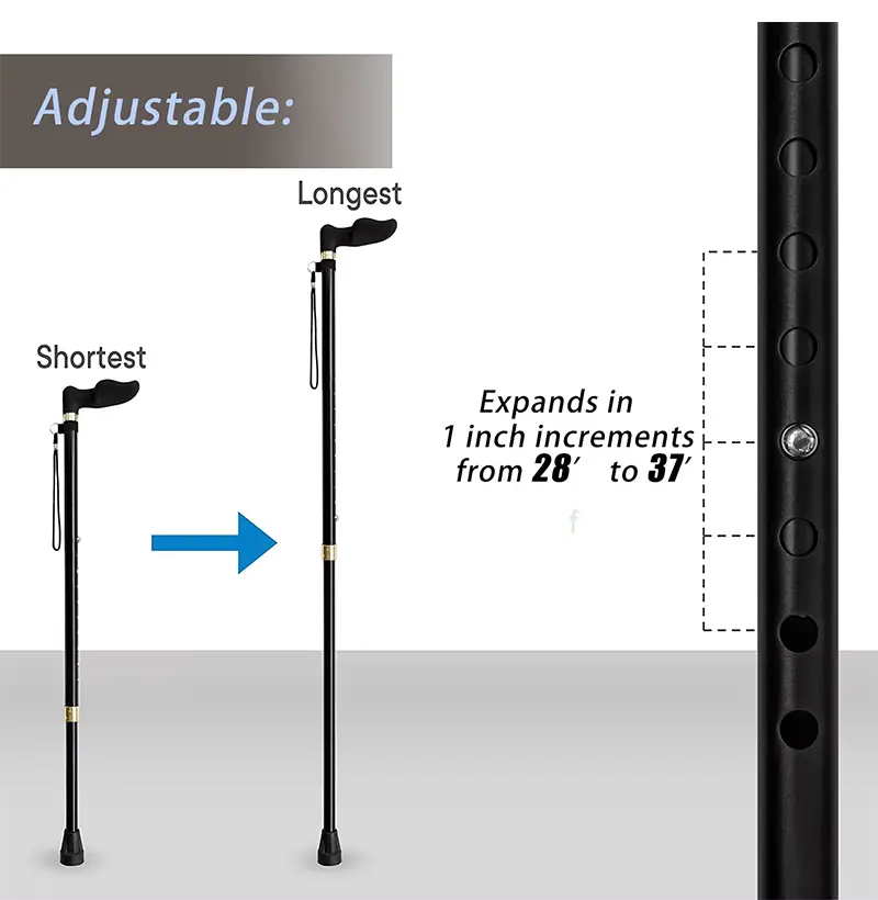 Walking Cane with Orthopedic Handle（4）