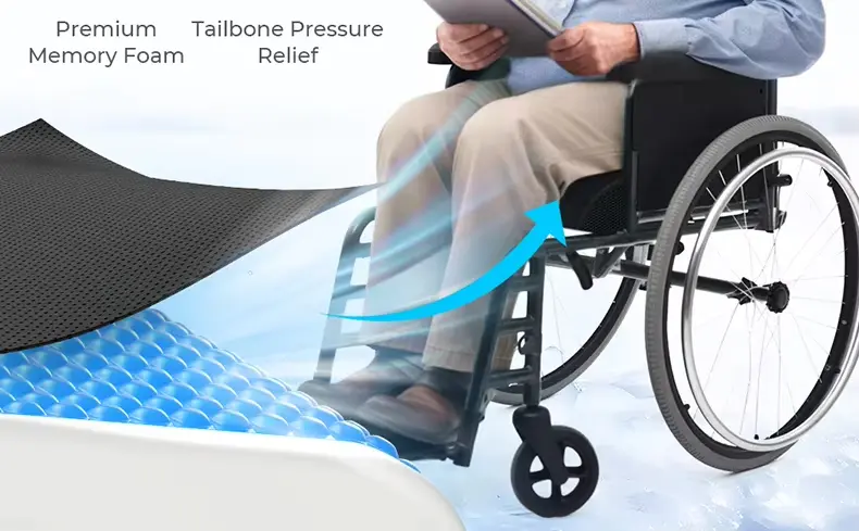 Gel Wheelchair Seat Cushion (2)