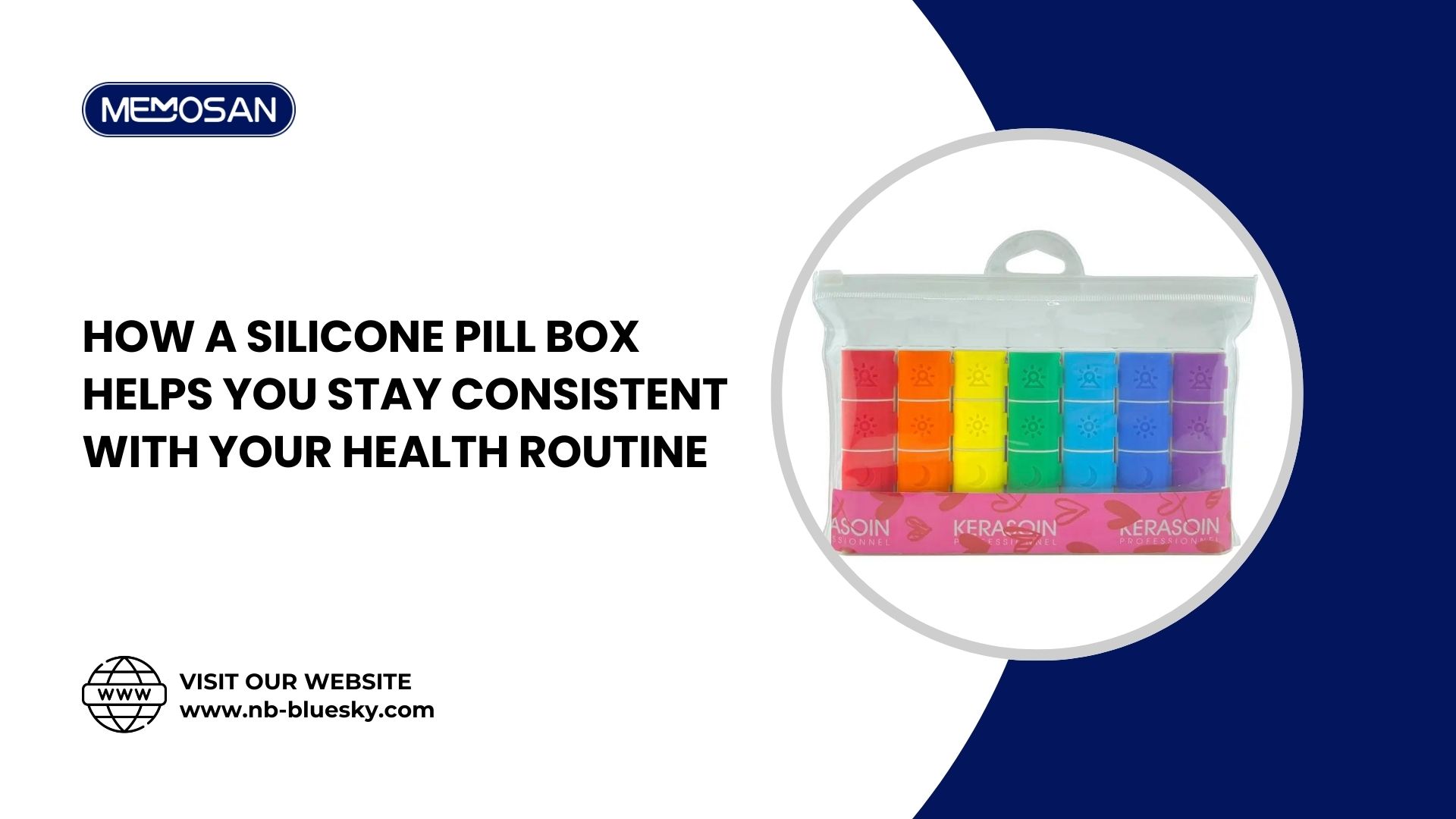 How a Silicone Pill Box Helps You Stay Consistent with Your Health Routine