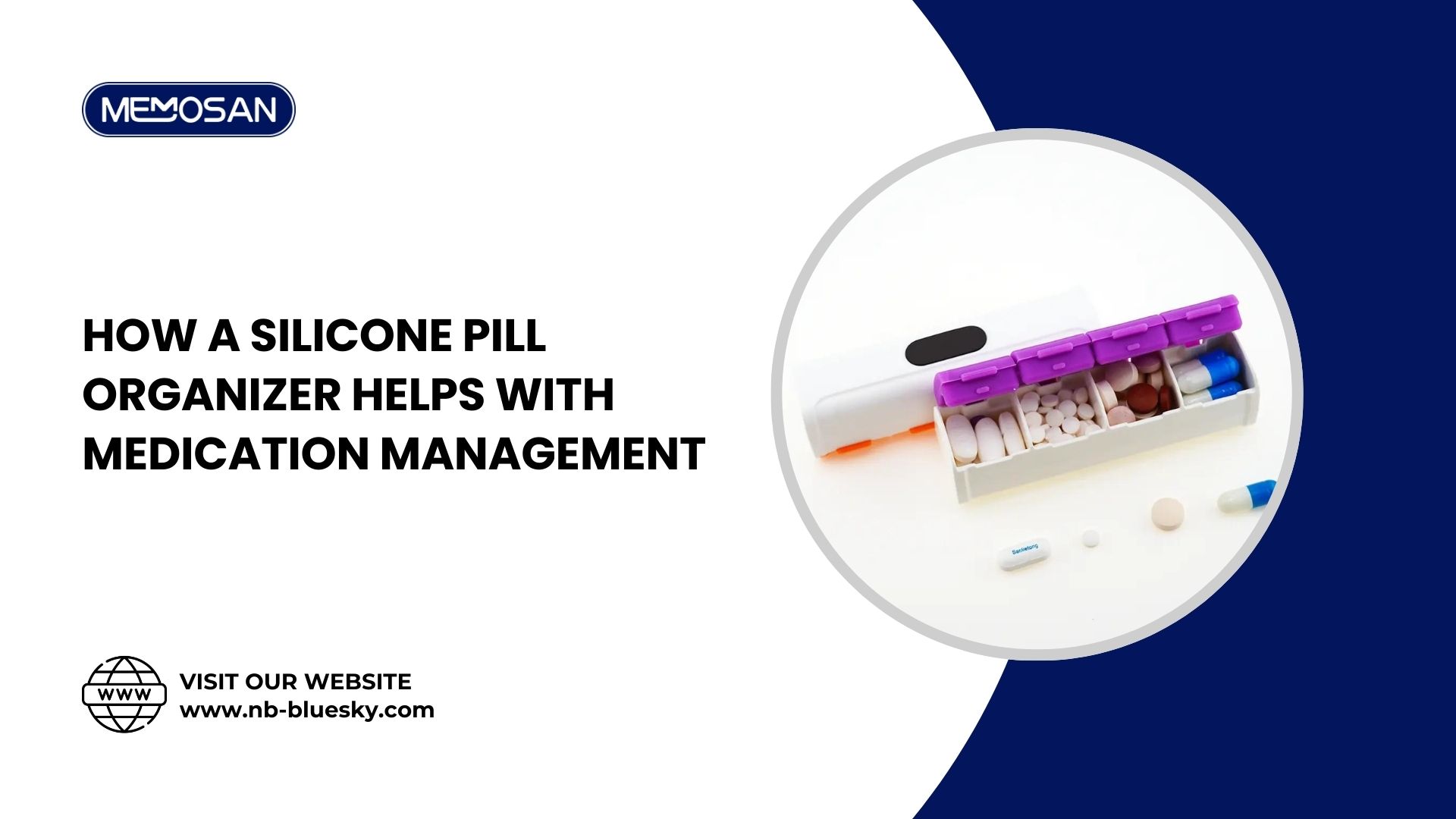 How a silicone pill organizer helps with medication management