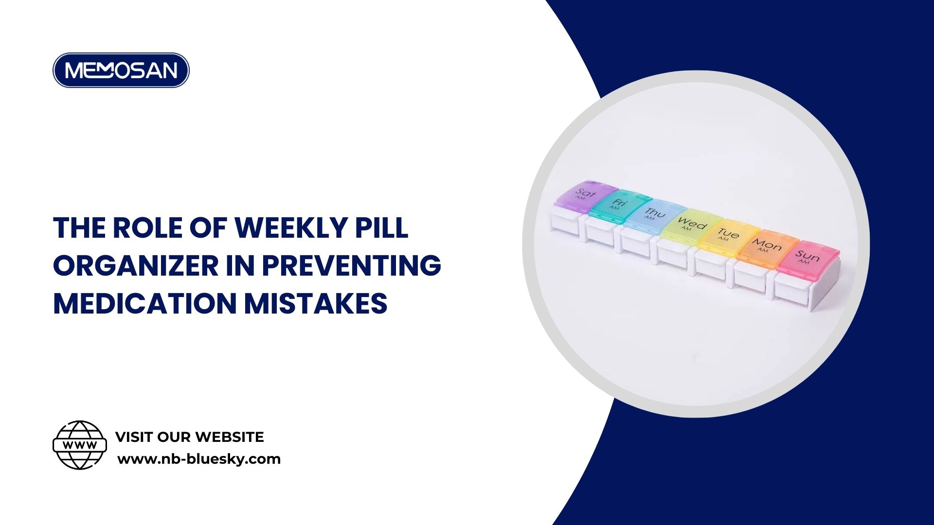 The Role of Weekly Pill Organizer in Preventing Medication Mistakes