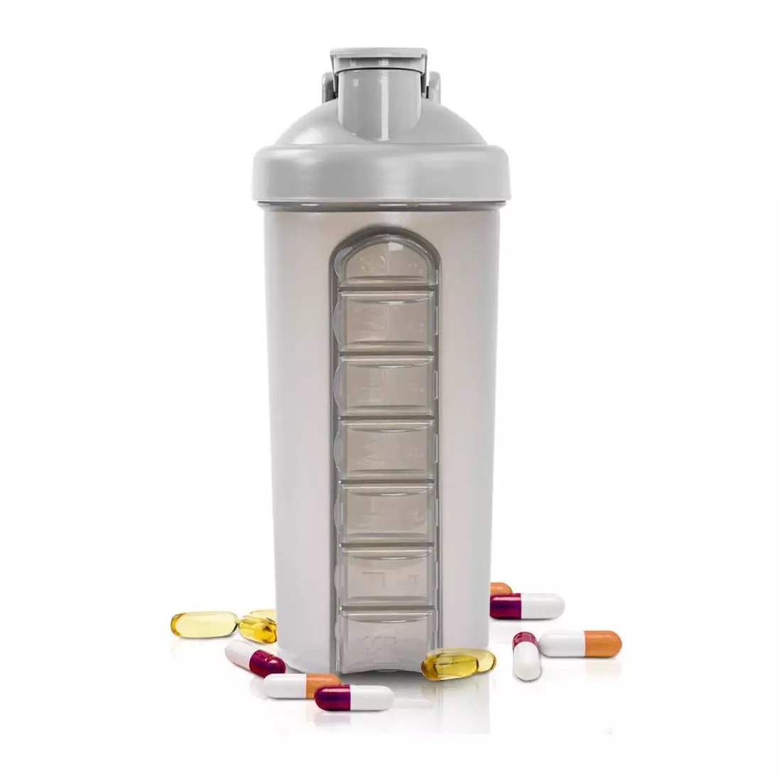 pill organizer water bottle