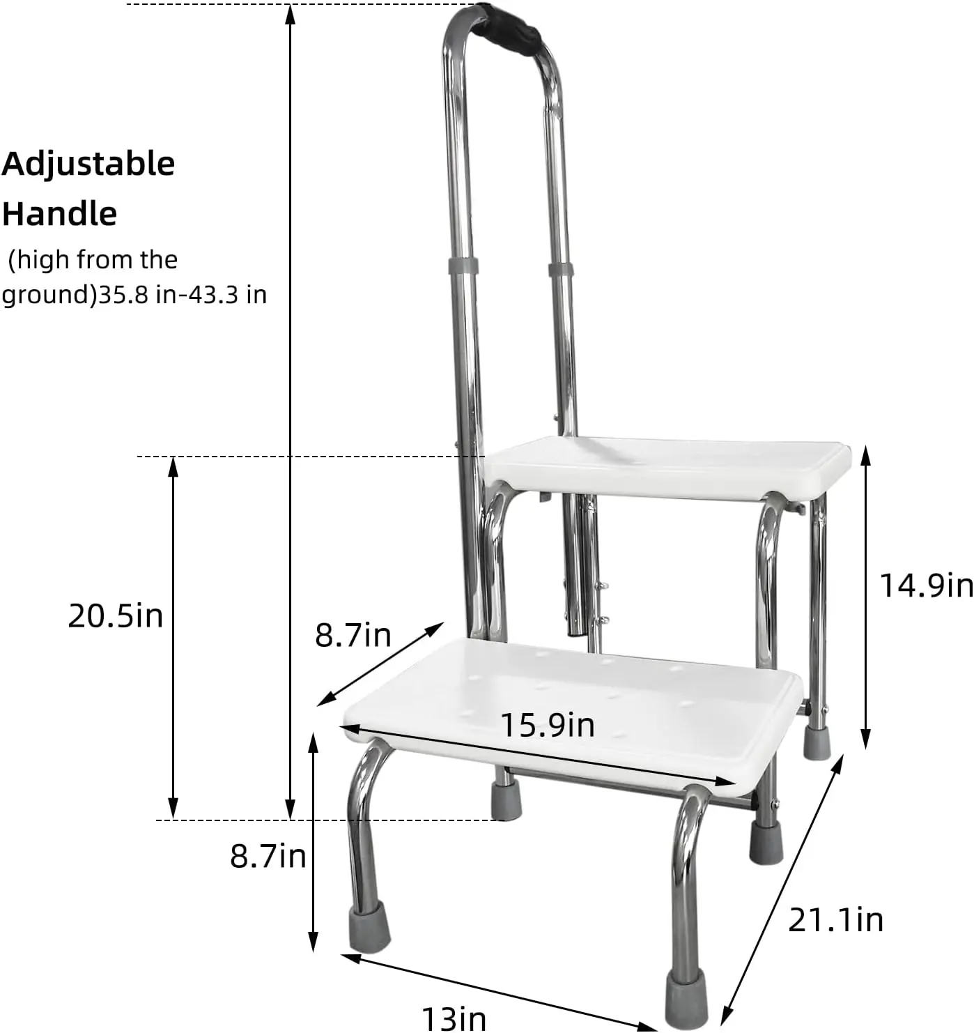 2 Step Stool with Handle for Elderly (1)