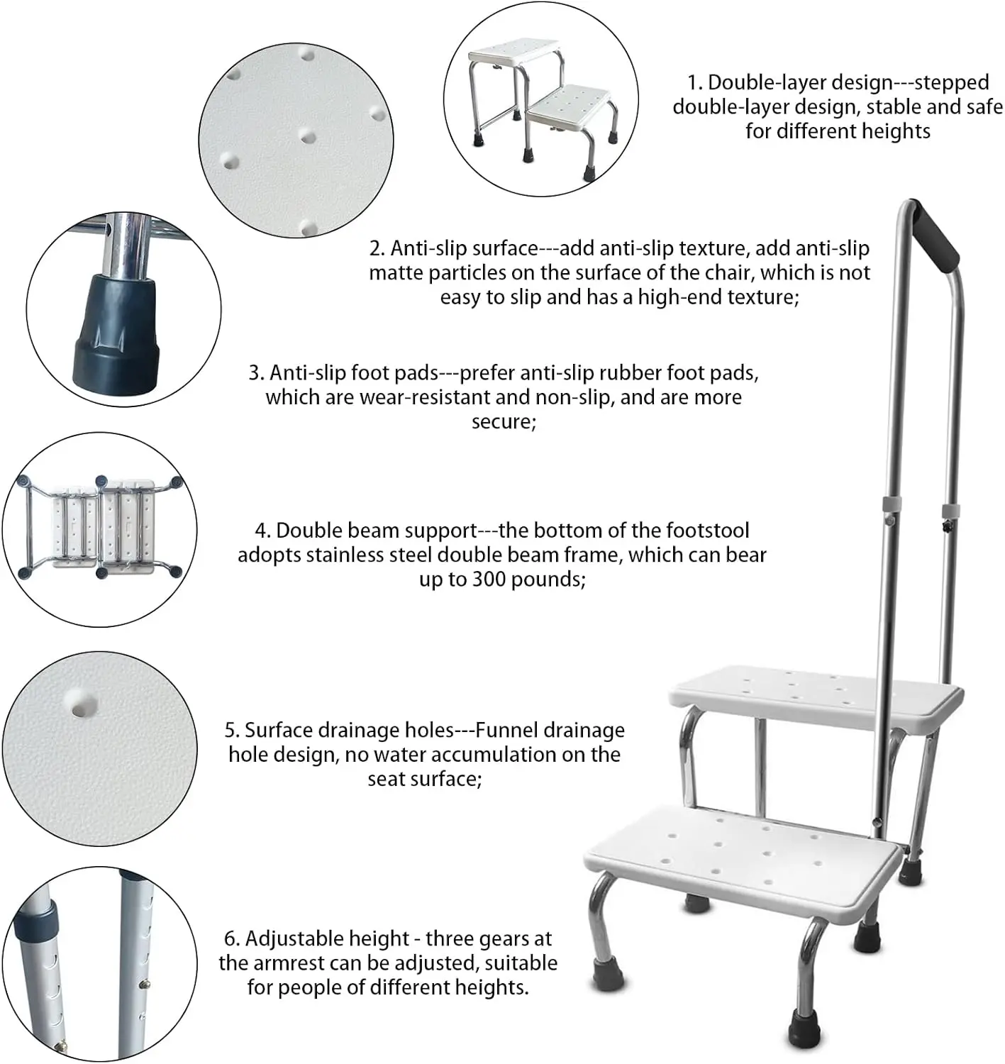 2 Step Stool with Handle for Elderly (2)