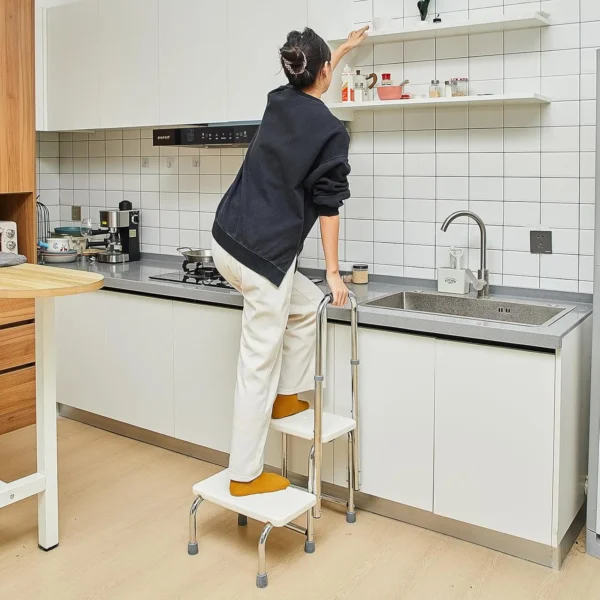 2 Step Stool with Handle for Elderly (2)