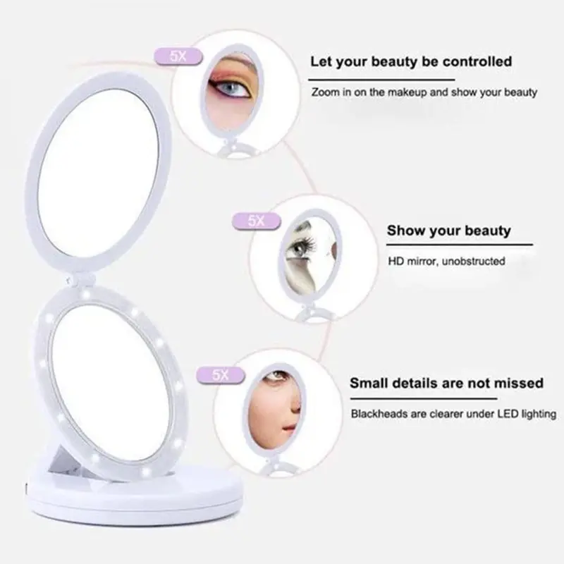 5x Cosmetic Mirror Portable (2)