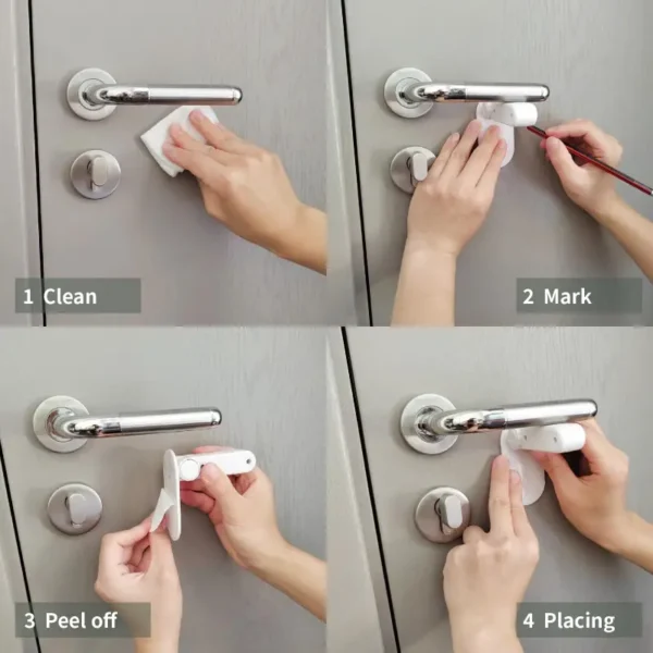 Door Level Handle Lock (4)