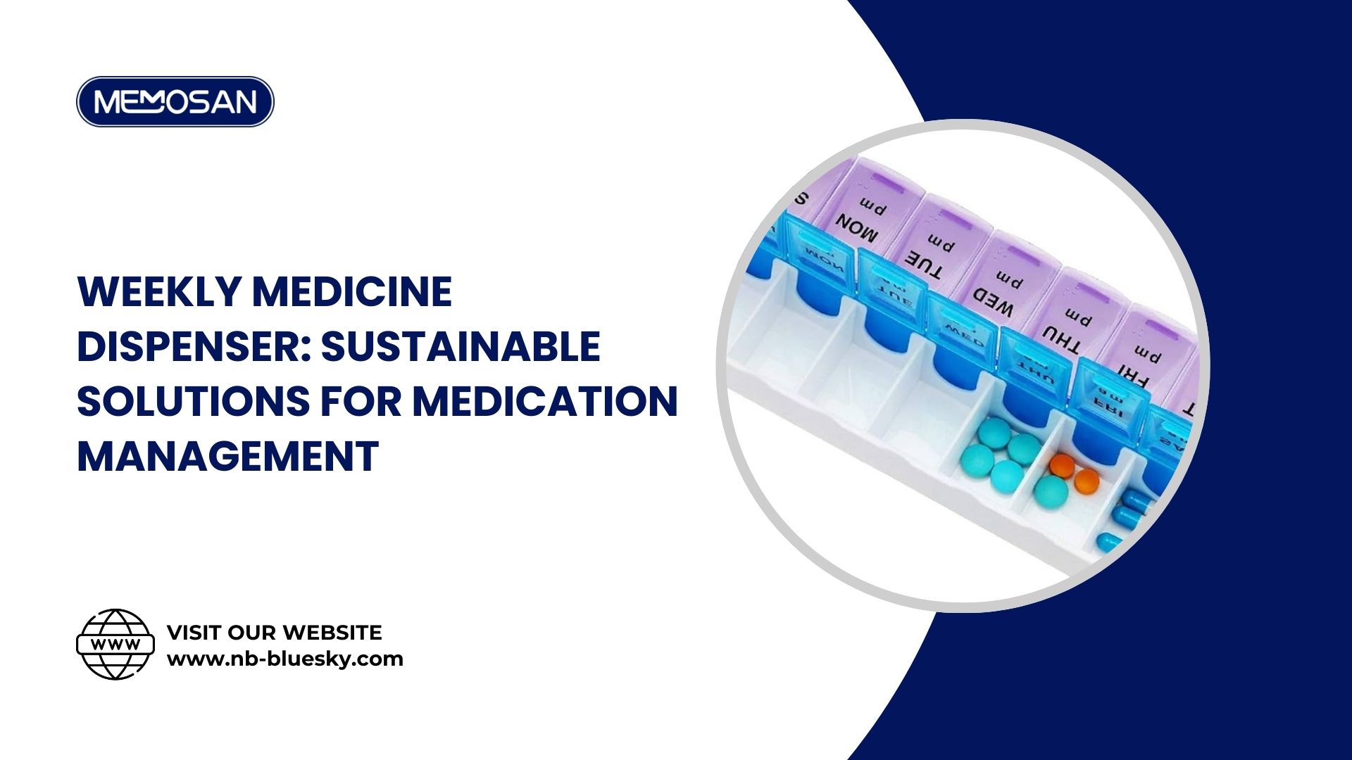 Eco Friendly Weekly Medicine Dispenser Sustainable Solutions for Medication Management