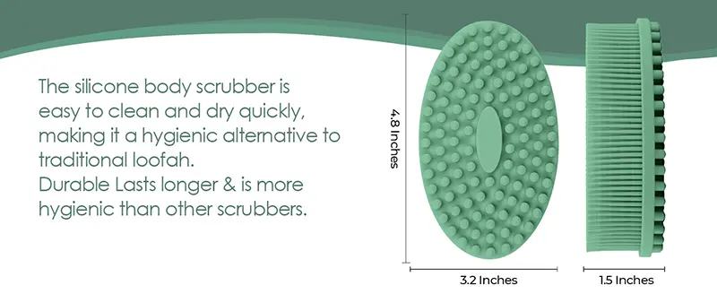 Exfoliating Silicone Body Scrubber (3)