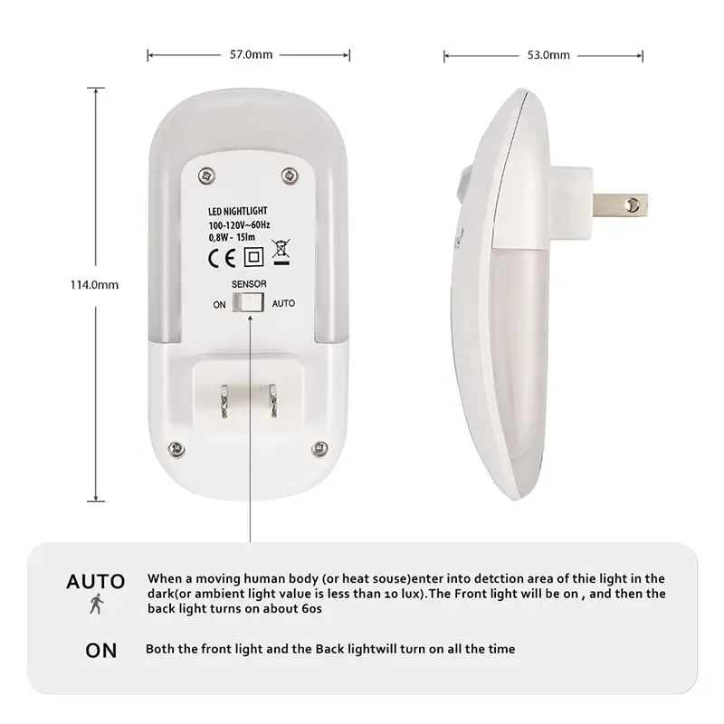 LED Night Lights Plug into Wall (2)