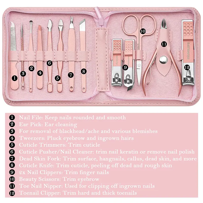 Manicure Set Nail Clippers Kit (1)