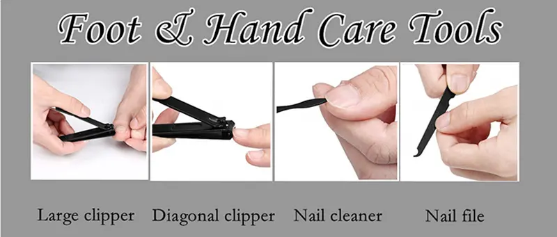 Manicure Set Nail Clippers Kit (3)