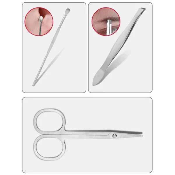 Manicure Set Nail Clippers Kit (3)