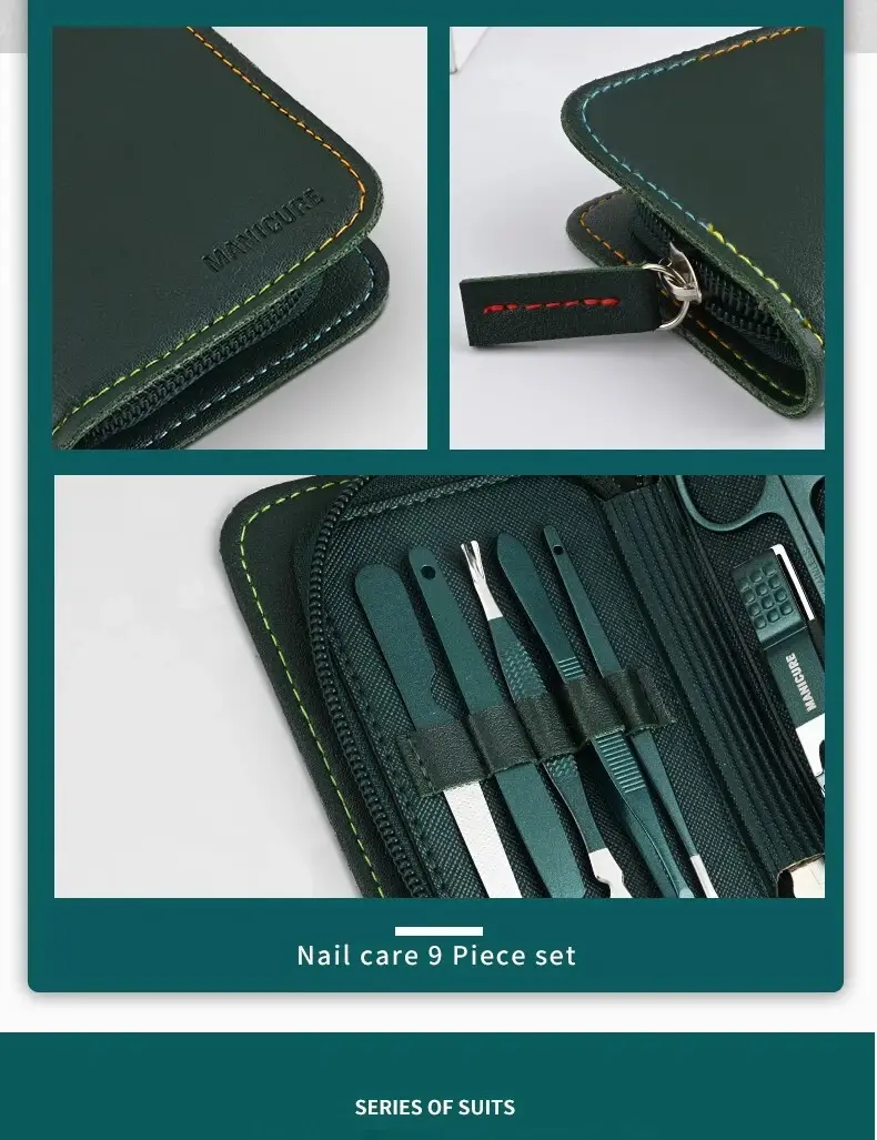 Manicure Set Nail Clippers Kit (4)